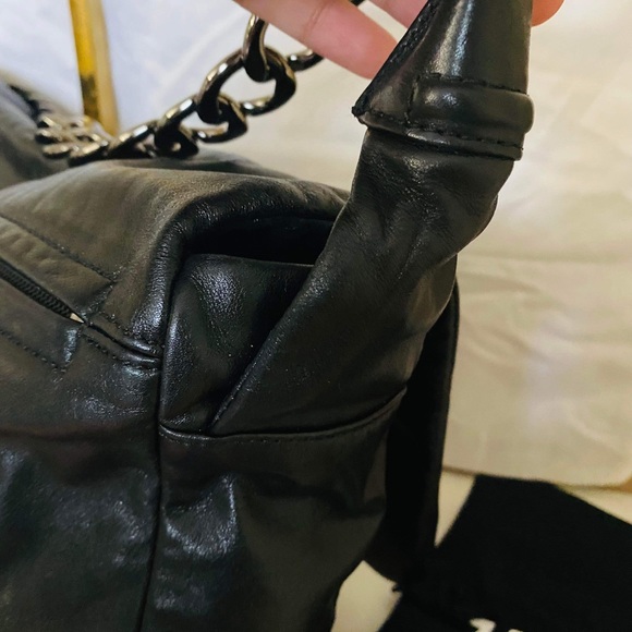 Authentic Vintage Chanel Lambskin 31 Flap bag Medium Black - Picture 14 of 16